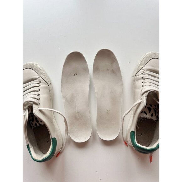 AXEL ARIGATO Clean 90mm Triple Leather Suede Calf Hair Low Top Sneakers Size 6.5 - Picture 12 of 16